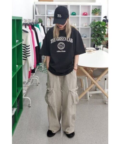 THE GREEN LAB（ザグリーンラボ）の「バスティグラフィック半袖Tシャツ[ブラック]（Tシャツ/カットソー・メンズ・その他・SMALL/MEDIUM/LARGE/X-LARGE）」の13枚目の写真