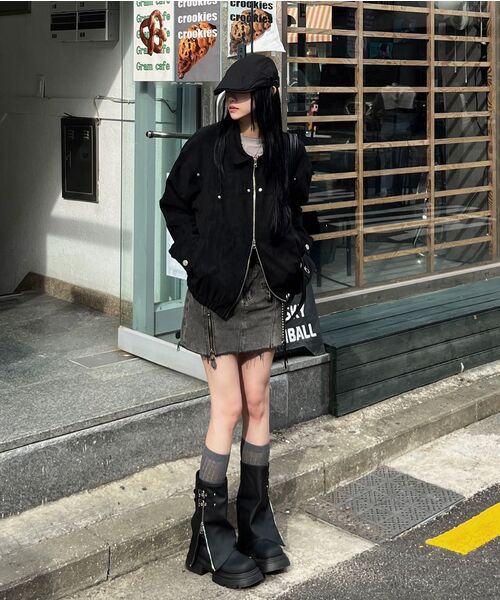 NOMANUAL(NOMANUAL)の「S.W JACKET - BLACK(その他アウター・レディース・その他・SMALL/MEDIUM/LARGE)」の11枚目の写真