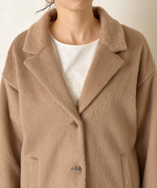 テーラードシャギーコート（その他アウター）｜Jena espace