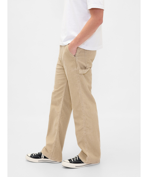 GAP（ギャップ）の「コーデュロイ '90s ルーズフィット カーペンターパンツ（その他パンツ・メンズ・ベージュ/グリーン・36W 32L/31W 32L/31W 30L/30W 30L/28W 30L/32W 30L/34W 32L/29W 30L/33W 32L/32W 32L）」の11枚目の写真