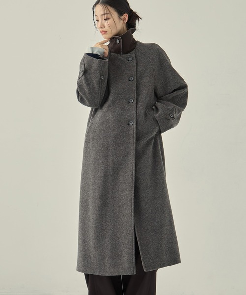 na.e Standard Wool Coat スタンダードウールコート　ロング na.e Standard Wool Coat スタンダードウールコート ロング ウール調