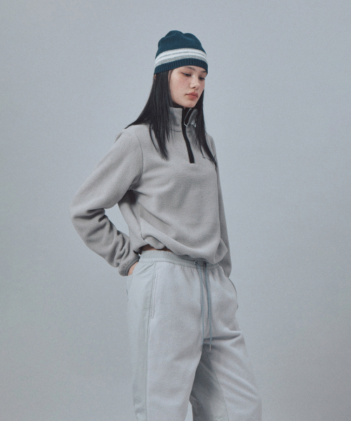 Rest&Recreation(レストアンドレクリエーション)の「LINE COLORATION BEANIE - NAVY(ニットキャップ/ビーニー・レディース・その他・ONE)」の4枚目の写真