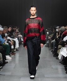 MSML（エムエスエムエル）の「MOHAIR BORDER KNIT（ニット/セーター）」