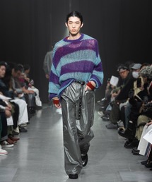 MSML（エムエスエムエル）の「MOHAIR BORDER KNIT（ニット/セーター）」