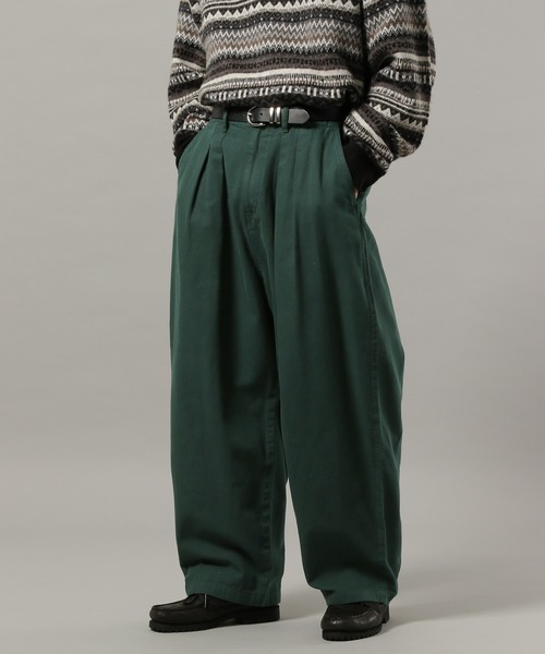 RAGEBLUE(レイジブルー)の「DUCK CLOTH COCOON PANTS / ダックコクーンパンツ(その他パンツ・メンズ・ブラック/グリーン/ダークブラウン・MEDIUM/LARGE)」の1枚目の写真