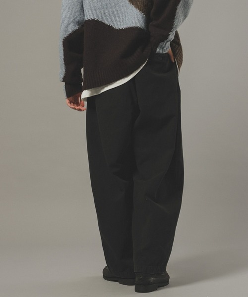 パンツ LOHEN COCOON PANTS HeRIN.CYE スラックス パンツ Cocoon peplum pants コクーンペプラム