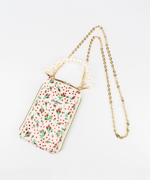 Cath Kidston(キャスキッドソン)の「マルチショルダーパース(ショルダーバッグ・レディース・イエロー/パープル/レッド/ピンク/ライトグリーン/サックスブルー/アイボリー/ブラック・FREE)」の2枚目の写真