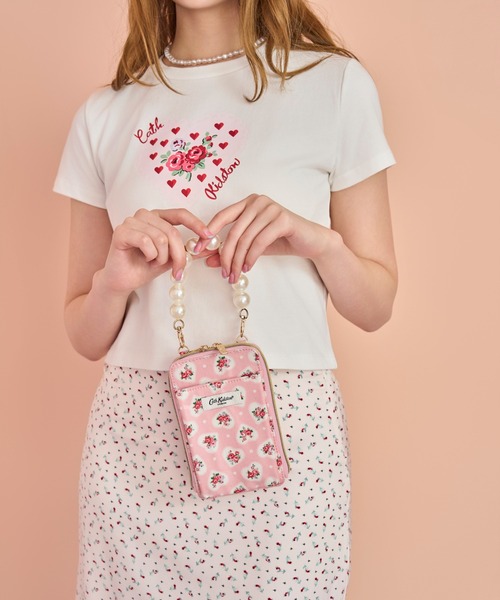 Cath Kidston(キャスキッドソン)の「マルチショルダーパース(ショルダーバッグ・レディース・イエロー/パープル/レッド/ピンク/ライトグリーン/サックスブルー/アイボリー/ブラック・FREE)」の16枚目の写真