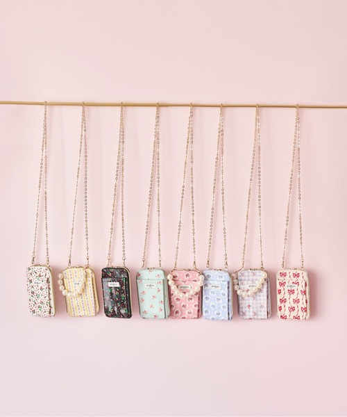 Cath Kidston(キャスキッドソン)の「マルチショルダーパース(ショルダーバッグ・レディース・イエロー/パープル/レッド/ピンク/ライトグリーン/サックスブルー/アイボリー/ブラック・FREE)」の9枚目の写真