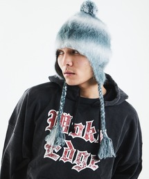 WOKE EDGE（ウォークエッジ）の「ニットキャップ｜Gradation Mohair Pilot Cap｜WOKE EDGE（ニットキャップ/ビーニー）」