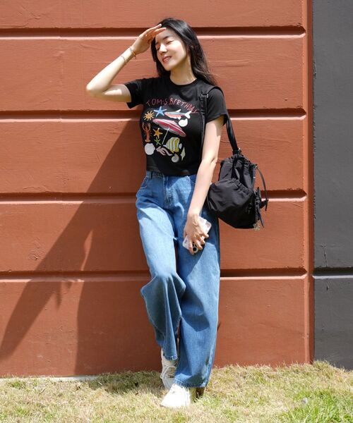 LADY VOLUME(レディーボリューム)の「リリーワイドジーンズ(デニムパンツ・レディース・その他・MEDIUM/LARGE/SMALL)」の11枚目の写真