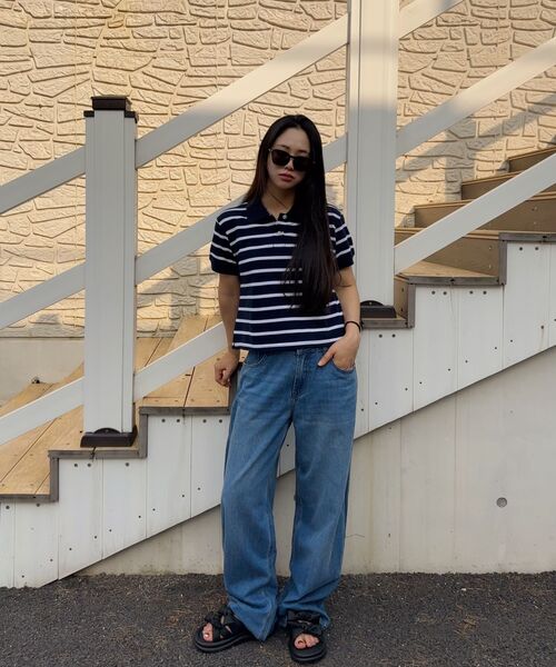 LADY VOLUME(レディーボリューム)の「リリーワイドジーンズ(デニムパンツ・レディース・その他・MEDIUM/LARGE/SMALL)」の12枚目の写真