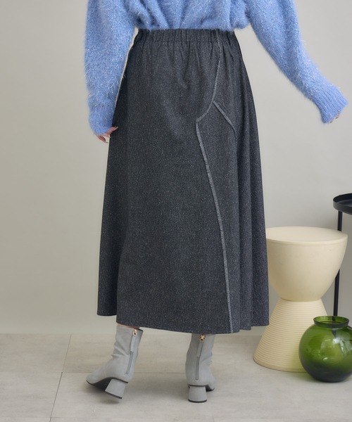 KATHARINE ROSS(キャサリンロス)の「【KATHARINE ROSS】フリンジフレアスカート(スカート・レディース・ブラック/ブラウン・FREE)」の16枚目の写真