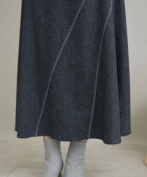 KATHARINE ROSS(キャサリンロス)の「【KATHARINE ROSS】フリンジフレアスカート(スカート・レディース・ブラック/ブラウン・FREE)」の21枚目の写真