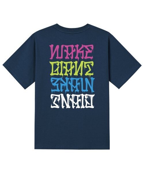 KAN6312(カン6312)の「KTN0048 カンストリート 半袖Tシャツ - ネイビー(Tシャツ/カットソー・メンズ・その他・LARGE/MEDIUM/SMALL/X-LARGE)」の1枚目の写真