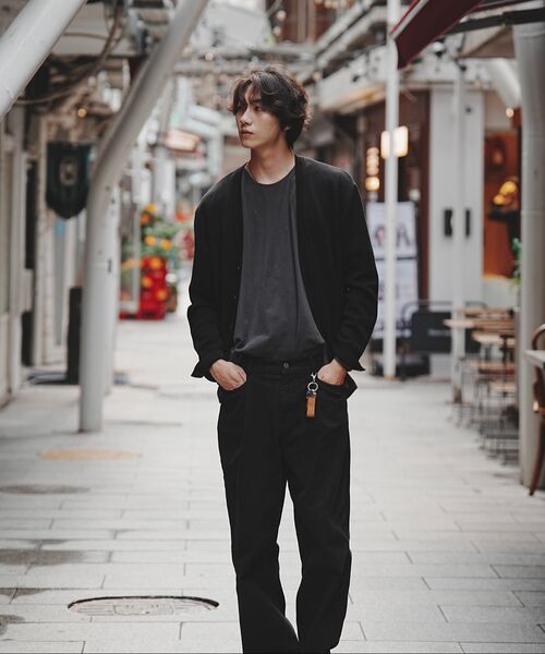 LMOOD(エルムード)の「オーディナリークロップカーディガン (3 COLOR)(カーディガン/ボレロ・メンズ・ネイビー/ライトブルー/スカイブルー・46/44/48/50/42)」の10枚目の写真