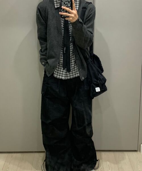 LMOOD(エルムード)の「オーディナリークロップカーディガン (3 COLOR)(カーディガン/ボレロ・メンズ・ネイビー/ライトブルー/スカイブルー・46/44/48/50/42)」の9枚目の写真