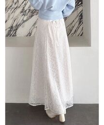 MERCURYDUO | コードレースバックレースアップフレアスカート(スカート)