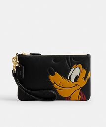 DISNEY X COACH】ジップ アラウンド コイン ウォレット / プルート
