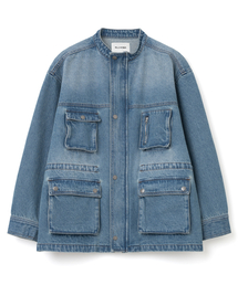 MILLO WOMEN（ミロウーマン）の「デニムオーバーワークジャケット[ブルー]（デニムジャケット）」