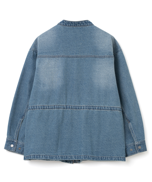 MILLO WOMEN（ミロウーマン）の「デニムオーバーワークジャケット[ブルー]（デニムジャケット・レディース・その他・SMALL/MEDIUM）」の2枚目の写真