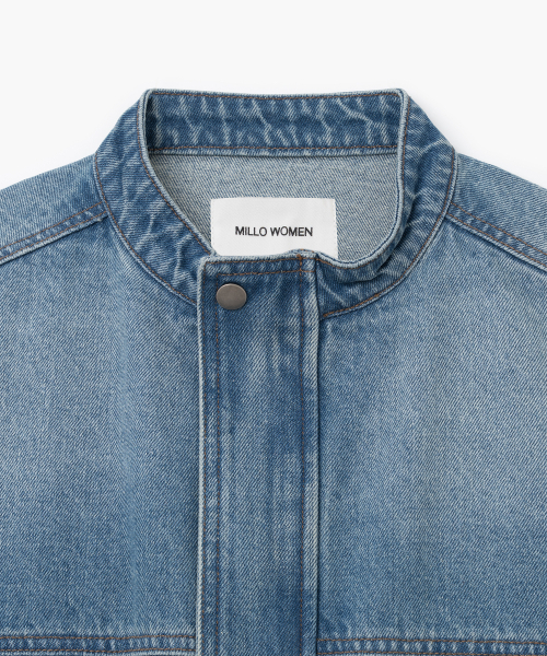 MILLO WOMEN（ミロウーマン）の「デニムオーバーワークジャケット[ブルー]（デニムジャケット・レディース・その他・SMALL/MEDIUM）」の7枚目の写真
