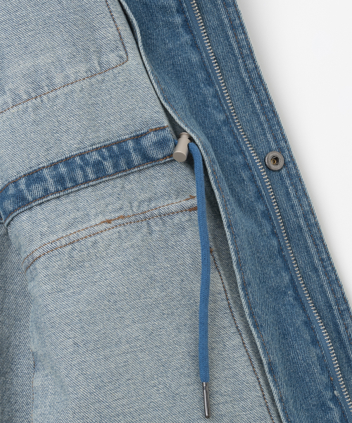 MILLO WOMEN（ミロウーマン）の「デニムオーバーワークジャケット[ブルー]（デニムジャケット・レディース・その他・SMALL/MEDIUM）」の4枚目の写真