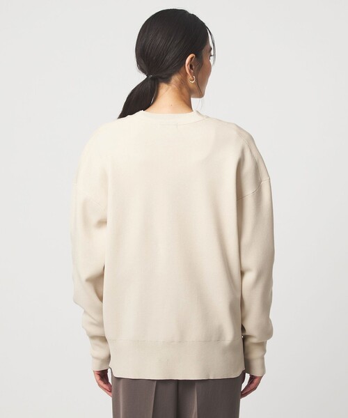 green label relaxing（グリーンレーベルリラクシング）の「パフニット カーディガン ウォッシャブル（カーディガン/ボレロ・レディース・ナチュラル/ブラック/ライトピンク・FREE）」の17枚目の写真