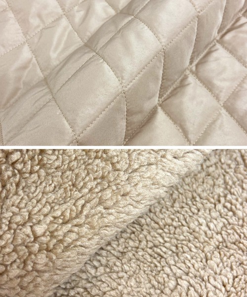 一度使用のみarchivio キルティングジャケット ホワイト 楽天市場】取り外し可能なファー＆ベルト付きフィット＆フレア