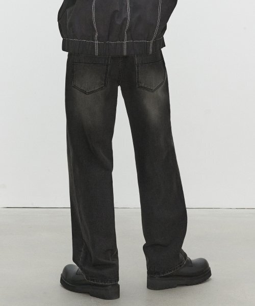 DECET(デケト)の「Mid Rise Wide Jeans DCPT027YLBlack(デニムパンツ・レディース・その他・34/32/30/26/28)」の7枚目の写真