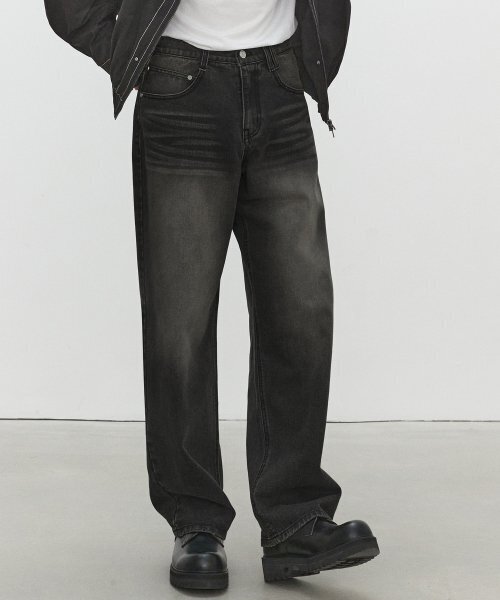 DECET(デケト)の「Mid Rise Wide Jeans DCPT027YLBlack(デニムパンツ・レディース・その他・34/32/30/26/28)」の8枚目の写真