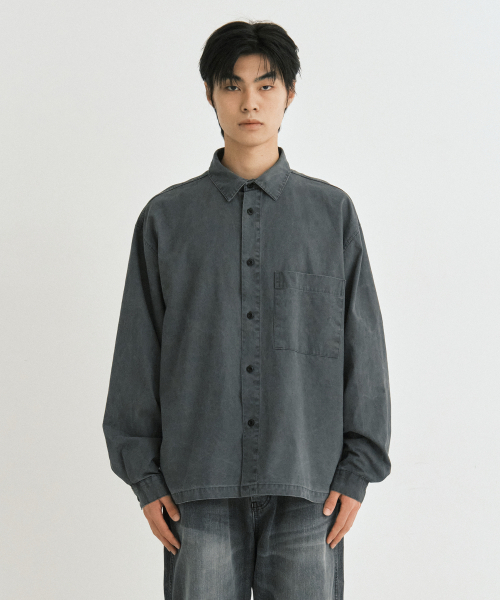 ENDOOR(エンドア)の「Vintage shacket (vtg gray)(シャツ/ブラウス・メンズ・その他・1/2)」の2枚目の写真