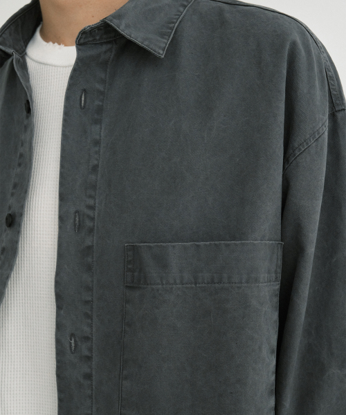 ENDOOR(エンドア)の「Vintage shacket (vtg gray)(シャツ/ブラウス・メンズ・その他・1/2)」の3枚目の写真