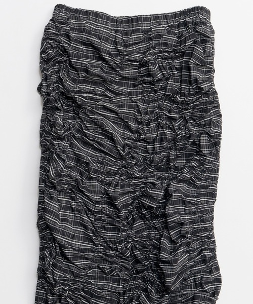 MAISON SPECIAL(メゾンスペシャル)の「Random Shredding Skirt/ランダムシャーリングスカート(デニムスカート・レディース・ミント/ブルー/ブラック・38/36)」の19枚目の写真