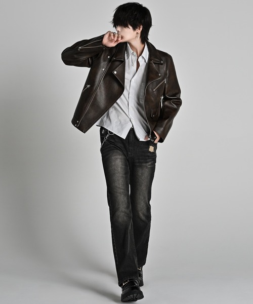 Cropped Double Riders Jacket / クロップド・ダブル・ライダース