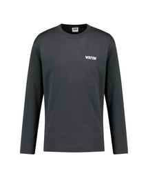 WAYDN（ウェイドゥン）の「スモールロゴマッスルフィット長袖チャコール（Tシャツ/カットソー）」
