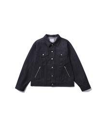 EYEUNDERSTAND（アイアンダスタンド）の「Zipper Trucker Denim Jacket (Deep Blue)（デニムジャケット）」