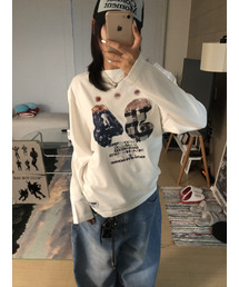 オーバーサイズ HAM 長袖Tシャツ