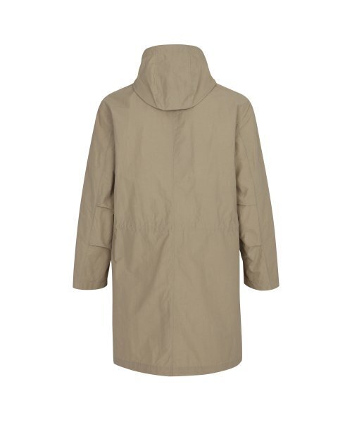 SOLEW（ソル）の「ルーズフィットフードコート_ベージュ（トレンチコート・メンズ・その他・SMALL/LARGE/MEDIUM）」の2枚目の写真