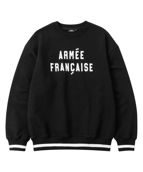 KANEITEI(カネイテイ)の「ARMEE FRANCAISE CREWNECK (BLACK)(スウェット・レディース・その他・SMALL/MEDIUM/LARGE/X-LARGE)」の1枚目の写真