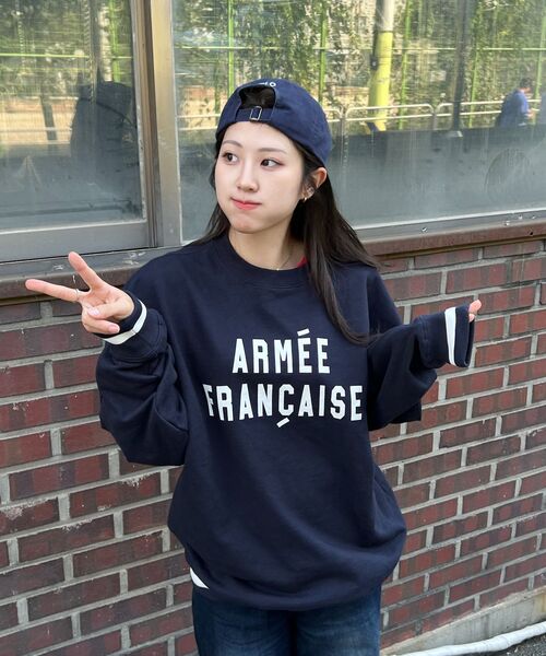 KANEITEI(カネイテイ)の「ARMEE FRANCAISE CREWNECK (BLACK)(スウェット・レディース・その他・SMALL/MEDIUM/LARGE/X-LARGE)」の19枚目の写真