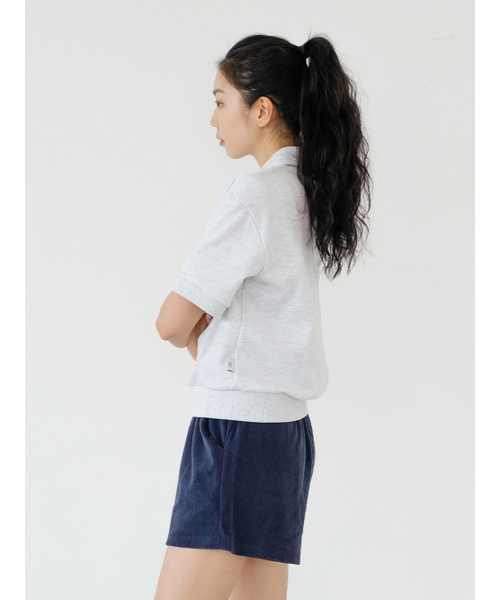 NITINA(ニティナ)の「リサイクルカラー集業スウェットシャツM / G(ポロシャツ・レディース・グレー・SMALL/MEDIUM)」の4枚目の写真