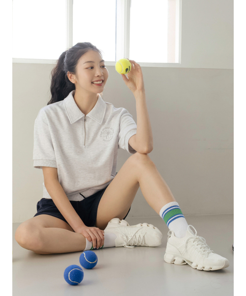 NITINA(ニティナ)の「リサイクルカラー集業スウェットシャツM / G(ポロシャツ・レディース・グレー・SMALL/MEDIUM)」の6枚目の写真