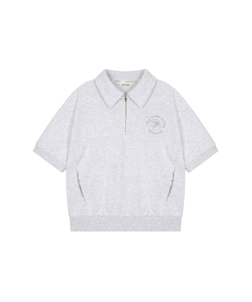 NITINA(ニティナ)の「リサイクルカラー集業スウェットシャツM / G(ポロシャツ・レディース・グレー・SMALL/MEDIUM)」の7枚目の写真
