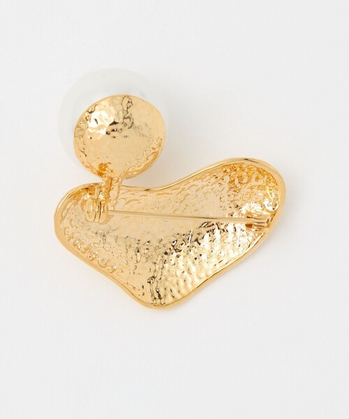 IRIS47（イリスフォーセブン）の「＜AYA KANEKO×IRIS 47×UNITED ARROWS＞イミテーションパール ハートブローチ（ブローチ/コサージュ・レディース・シルバー/ゴールド・FREE）」の3枚目の写真