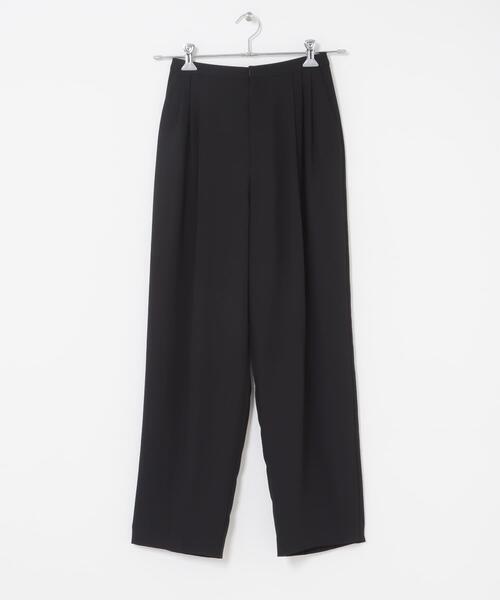 URBAN RESEARCH ROSSO WOMEN（アーバンリサーチ　ロッソ）の「ジョーゼットタックテーパードパンツ（その他パンツ・レディース・オフホワイト/ブラック・36/38）」の13枚目の写真