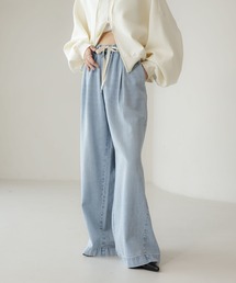 LOWRYS FARM | イージーバギーデニム　601067(デニムパンツ)