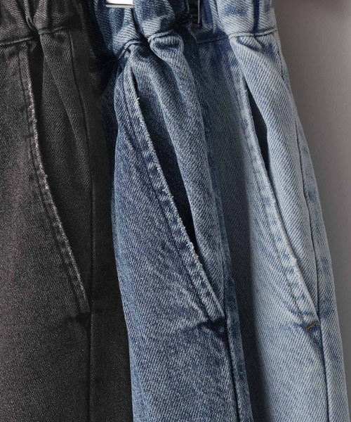 LOWRYS FARM(ローリーズファーム)の「イージーバギーデニム 601067(デニムパンツ・レディース・ブルー/ピンク/ライトブルー/ブラック/アイボリー・LARGE/MEDIUM)」の7枚目の写真