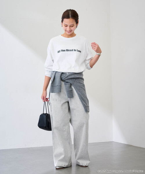 FRAMeWORK（フレームワーク）の「BEATLES AllYouNeedIsLoveT（Tシャツ/カットソー・レディース・ホワイト・FREE）」の2枚目の写真