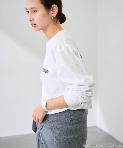 FRAMeWORK（フレームワーク）の「BEATLES AllYouNeedIsLoveT（Tシャツ/カットソー・レディース・ホワイト・FREE）」の5枚目の写真